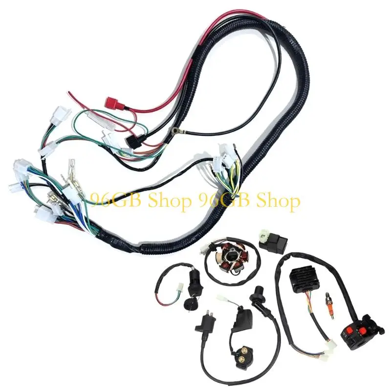 96GB ATV Accessory For GY6 125CC 150CC Wiring Harness CDI for Cold Weather Starti