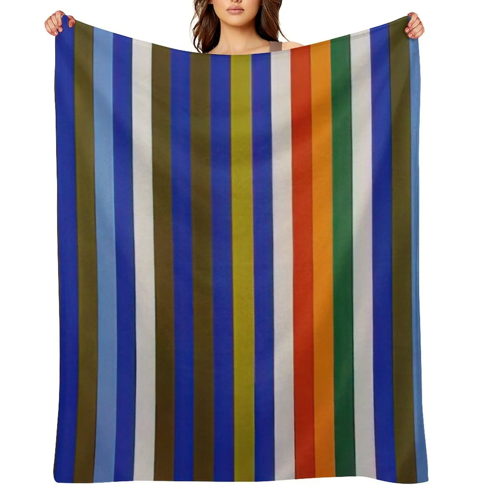 Gene Davis Throw Blanket Soft Beds blankets and throws Fashion Sofas Single Blankets