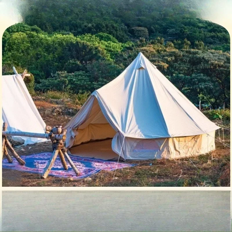 Tent Outdoor Yurt Camping Overnight Thickened Rainproof