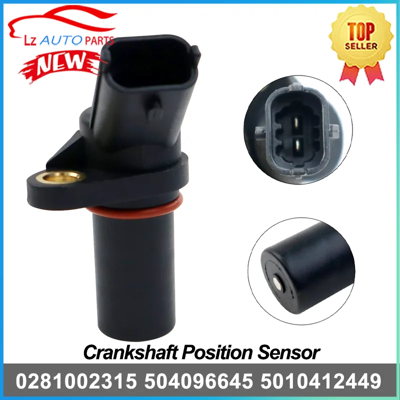 Crankshaft Position Sensor 0281002315 504096645 5010412449 20513343 21426987 for Renault Volvo Trucks Case IH New Holland Iveco