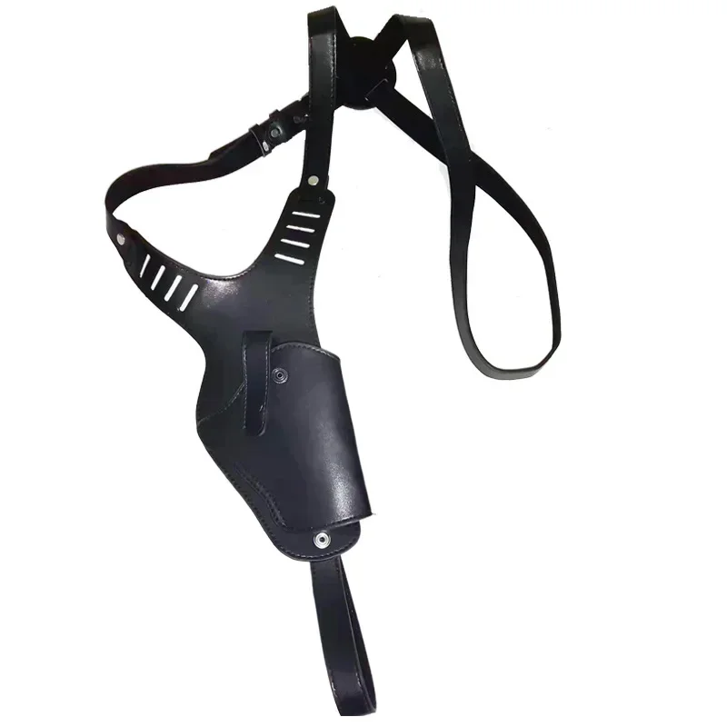 Funda táctica pistola Airsoft oculta hombro y axila de cuero - imagen 2
