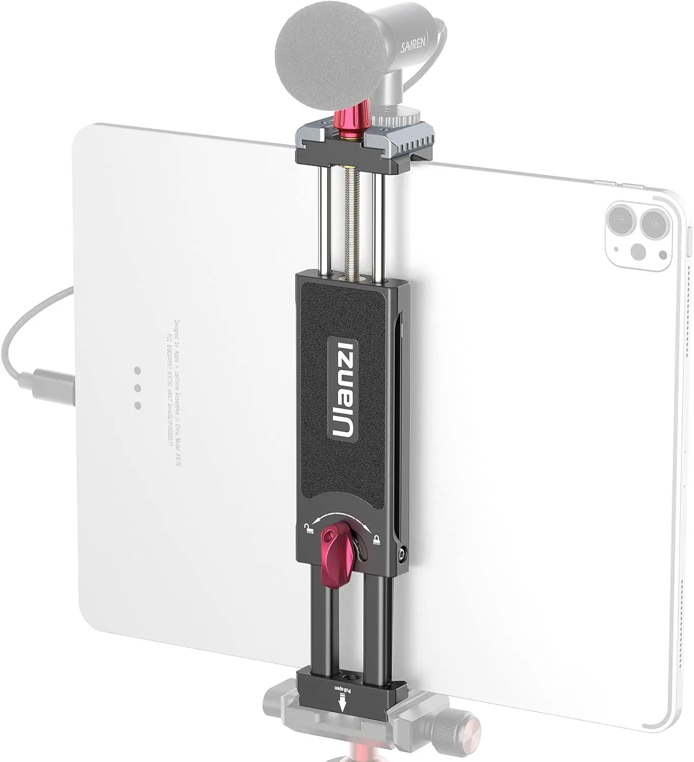

Universal Aluminum Tripod Adapter for Tablets and Phones with Cold Shoe & Quick Release Mount