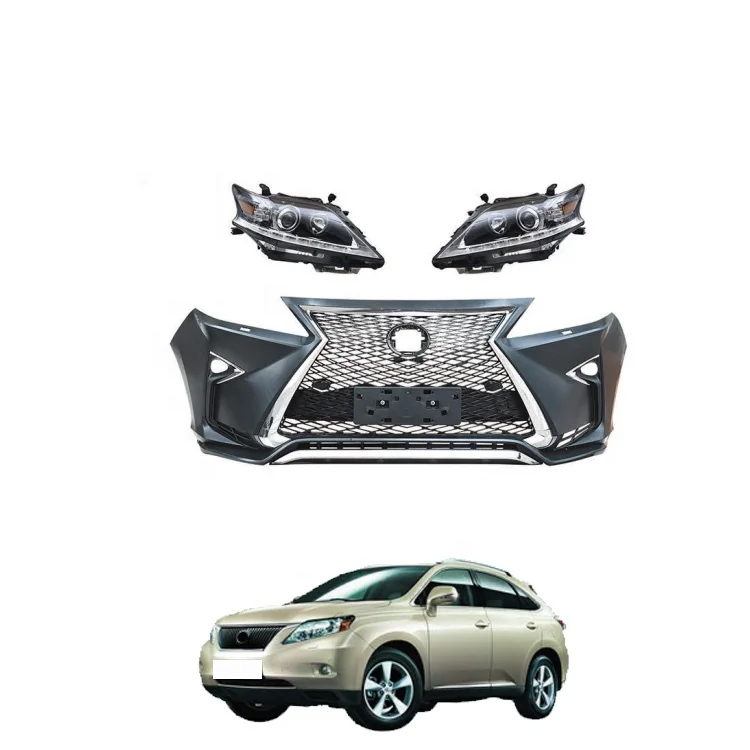 

Car Accessories Front Bumpers Grille Headlights Body Kit RX 2009-2015 Upgrade 2016 Body Kits for Lexus RX350 RX400