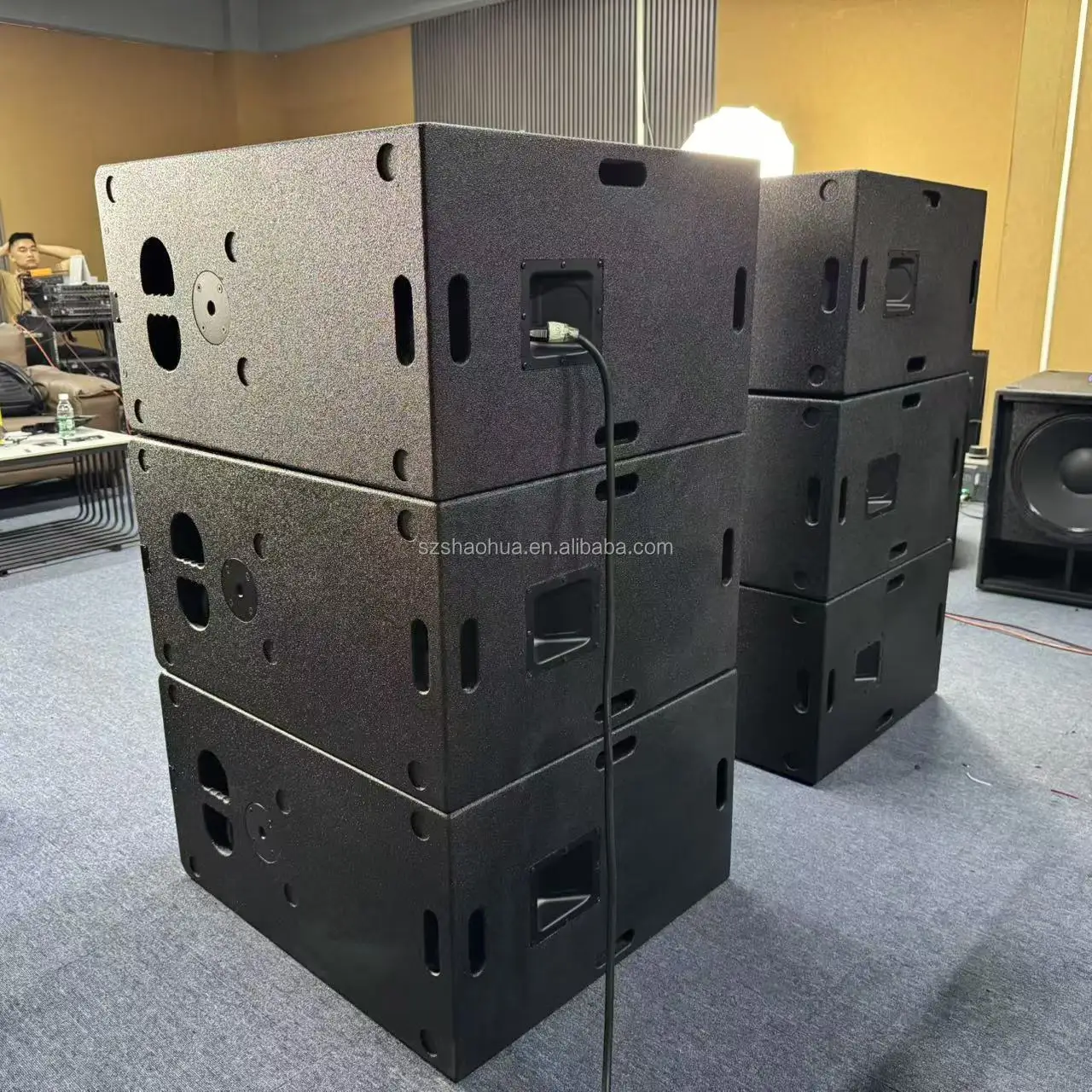 B30 Double 15 Inch Passive Subwoofer Speaker DJ Stage Big Bass 15 Inch Woofer for T24N Speakers Outdoor Sound System