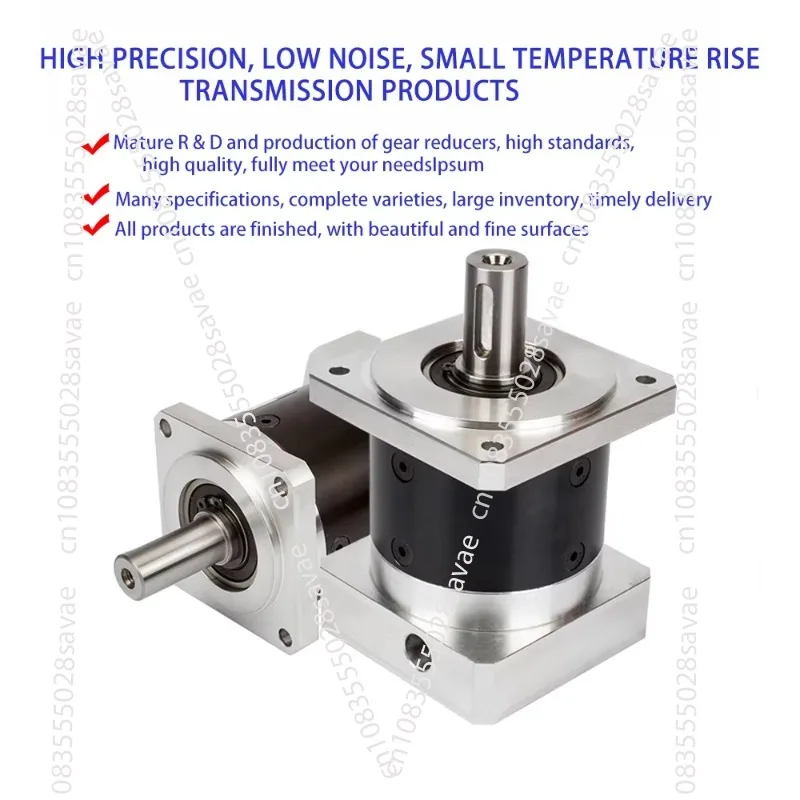 planetary gear reducer, high load capacity, suitable for stepper and servo motors custom