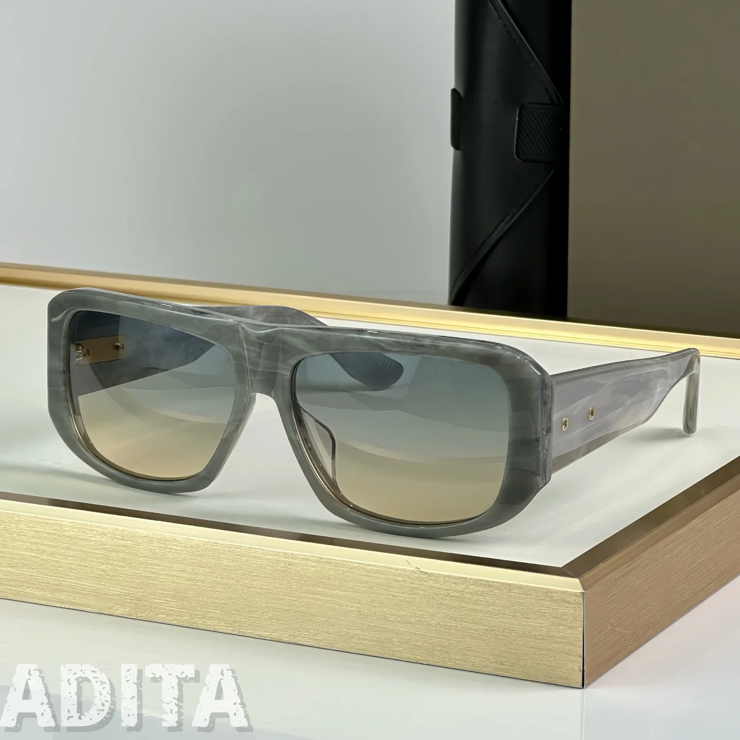 

DT SUPERFLIGHT DTS133 Top Quality Sunglasses For Men Classic Women Luxury Brand Designer Fashion Sun Glasses UV400 With Box