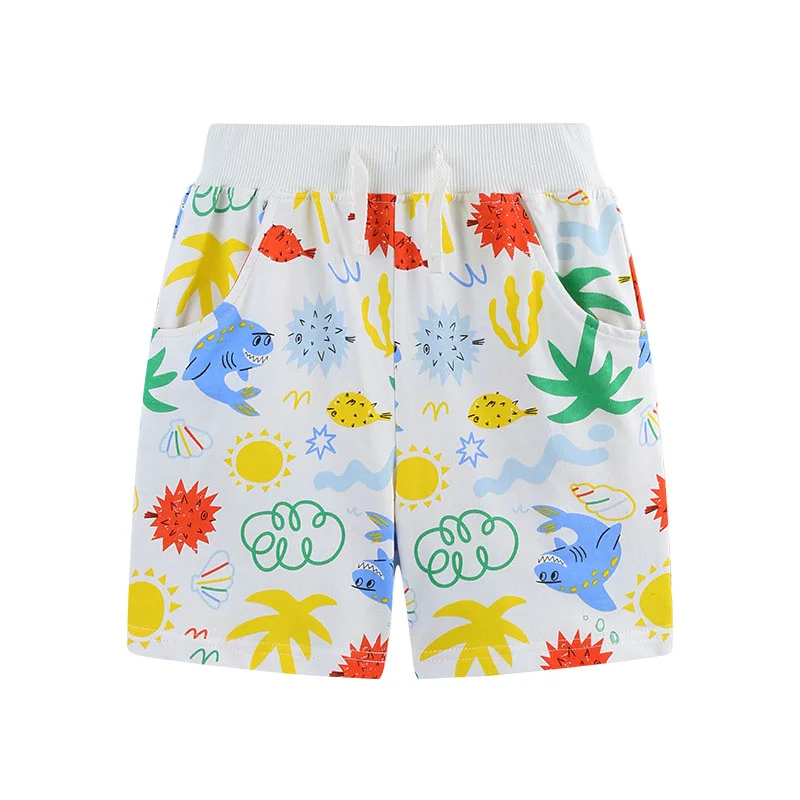 

Animals Summer Girls Shorts 2-7T Kids Drawstring Design Trousers Pants for Boys & Girls Baby Clothes Short Pants