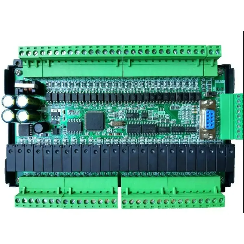 The FX3U-48MR is a high-quality new industrial control board for PLC and PAC dedicated controllers