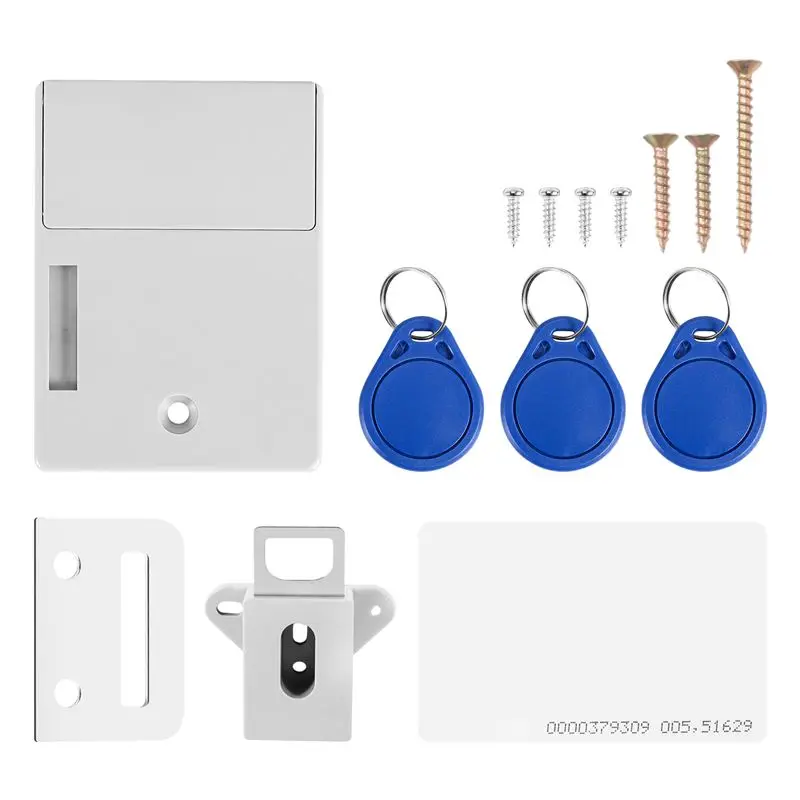 

Gift For Her Digital Cabinet Intelligent Electronic Locks Invisible Sensor Lock EMID IC Card Drawer For Wardrobe Furniture Hardw