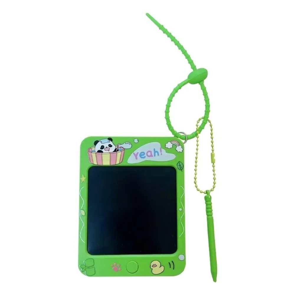 Reusable Keychain Writing Board One-Button Clear One-Click Clearing Creative Graffiti Board Mini Design Creative Drawing Board
