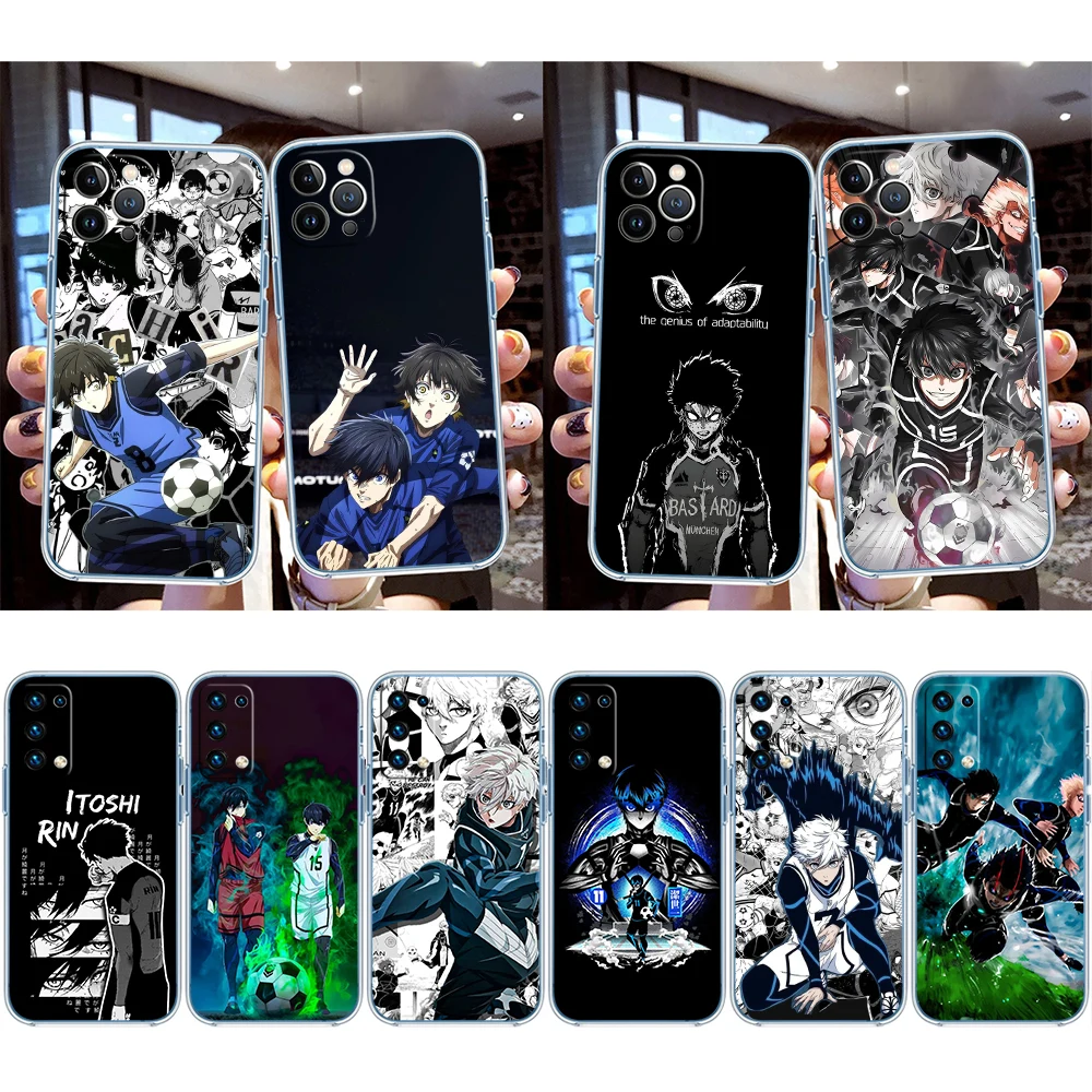 NH25 Football Blue Lock Case for Motorola G10 G20 G30 G31 G32 G34 G35 G41 G42 G50 G51 G52 G55 G60 G60S G62 G71 G72 G75