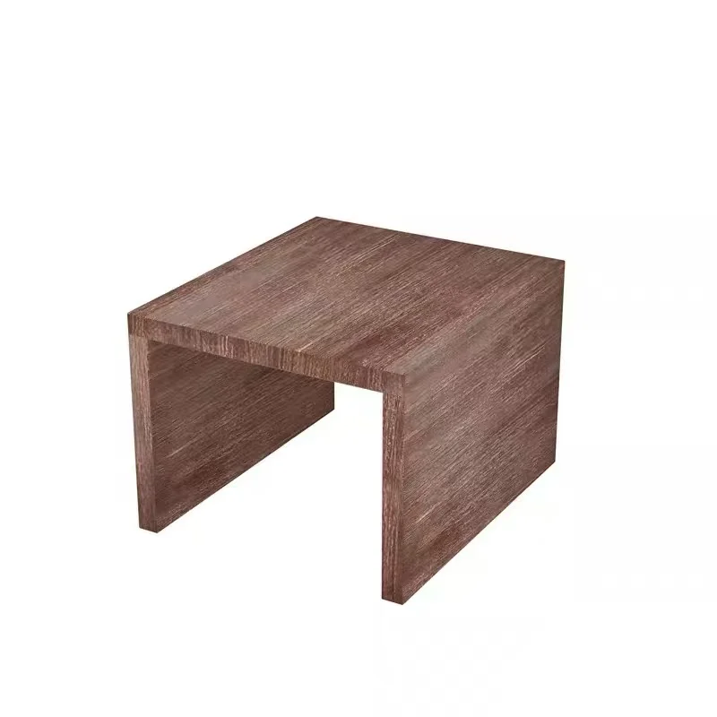 Clip-On Sofa Armrest Table, C-Shaped Wooden Side Table For Small Space Living Room