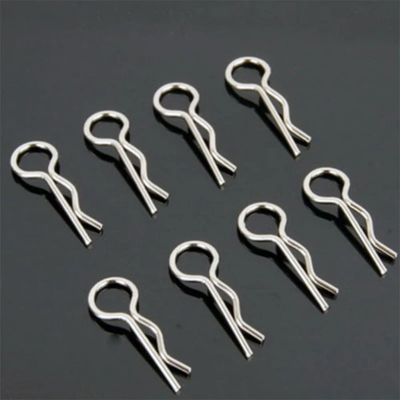 Yeahrun 8 peças rc clipes de corpo de carro pinos para 1/10 hpi 02053 94101 94102 94122 94103 94123 94166 94107 94188 94111 peças de reposição