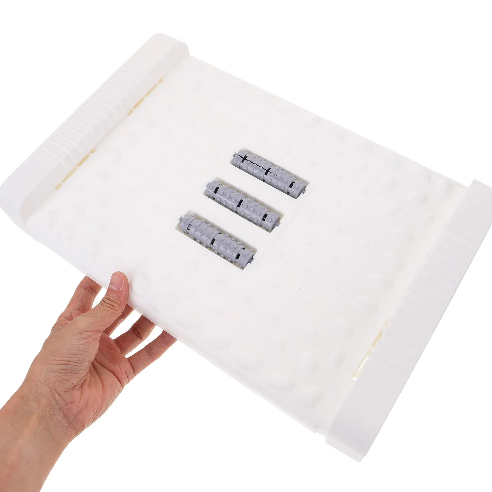 

Footstool Non-Slip Plastic Step Stool For Office Bathroom Kitchen Under Desk Foot Rest Elevated Footrest Space Saving Anti-Slip