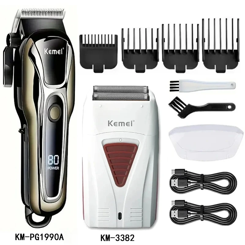 Kemei Haarschneidemaschine KM-2296 KM-PG1990A 3382 Elektrischer Haarschneider Professionelle Haarschneidemaschine Barttrimmer