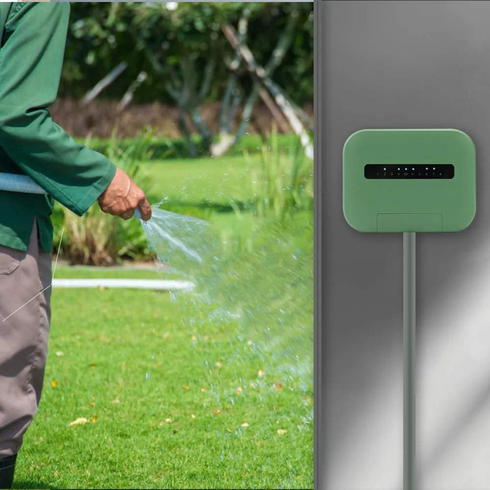 TUYA Smart Irrigation Controller ISC8 24VAC WiFi Sprinkler Timer 6 Zone 8 Zone f