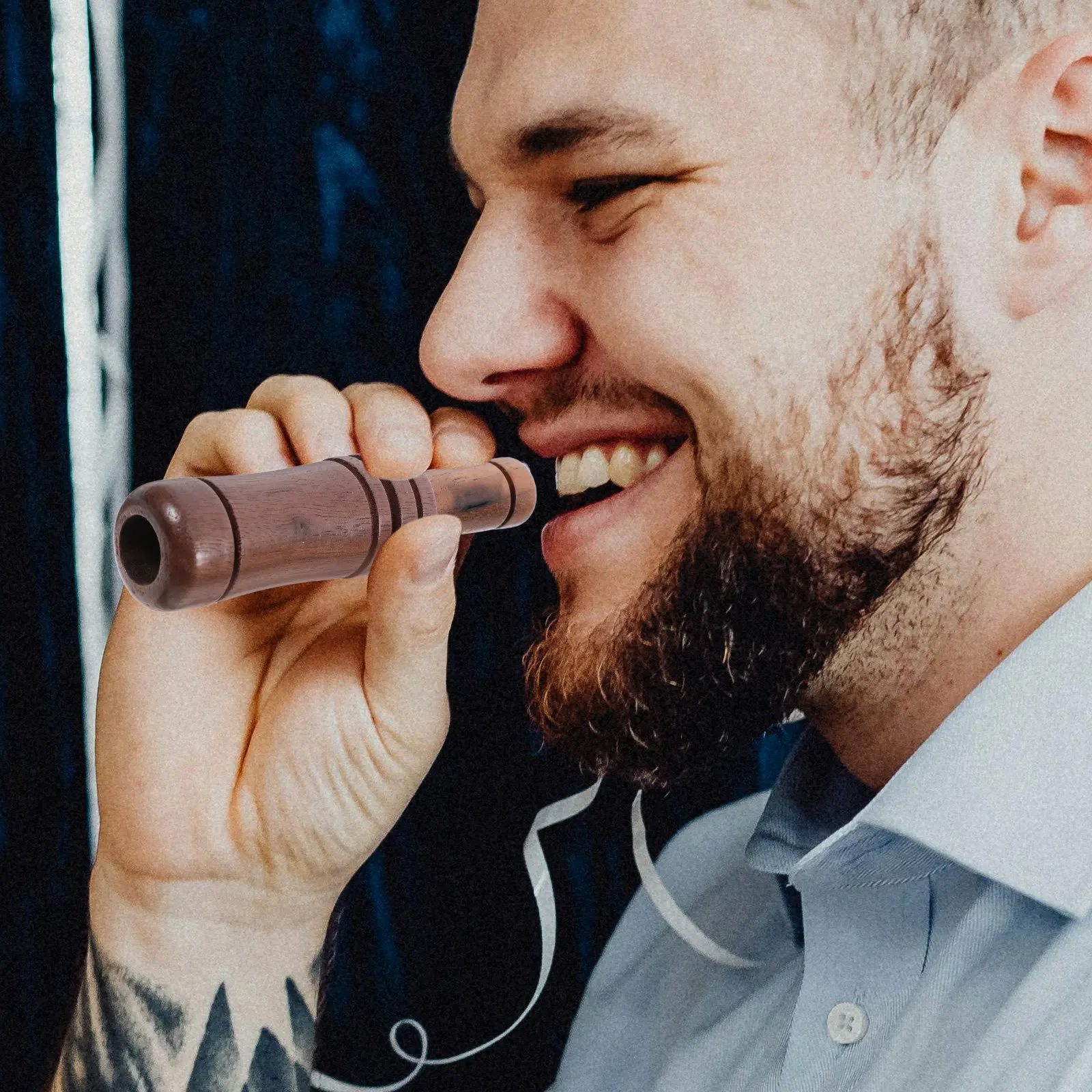 Game Call Whistle - Wooden Duck Calls Outdoor Hunting Whistle