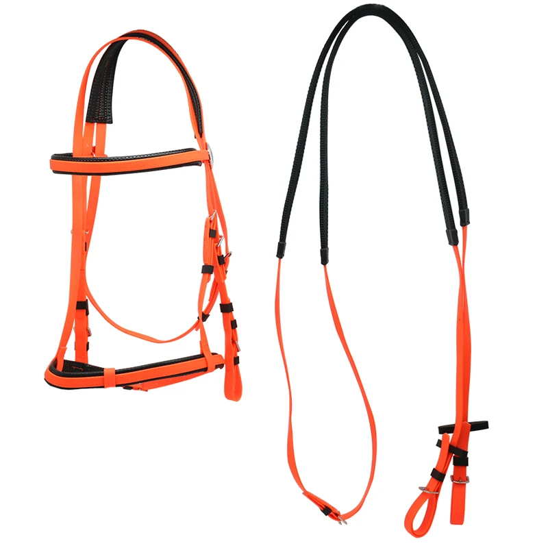 مقاومة للطقس بولي كلوريد الفينيل لحصان الفروسية فرقة أنف واحدة باللون الأزرق والأبيض والأخضر أرقام الموديل حبل رصاص معدني ركوب الخيل