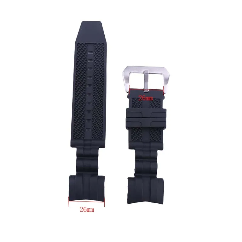 Men's rubber watch strap Compatible for Invicta 6981 Pro Diver Anatomic Subaqua watch band women's silicone wristband 26mm