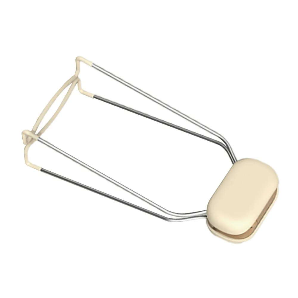 Plastic Stainless Steel Hot Plate Gripper Yellow Anti Slip Design Bowl Clip Holder Multipurpose Practical Hot Dish Clip