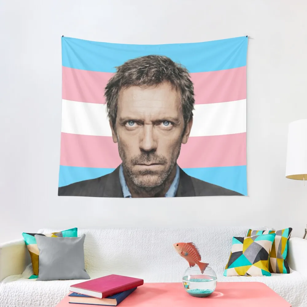 

dr gregory house trans pride Tapestry Wall Hangings Decoration Room Decoration Accessories Decoration For Home Tapestry