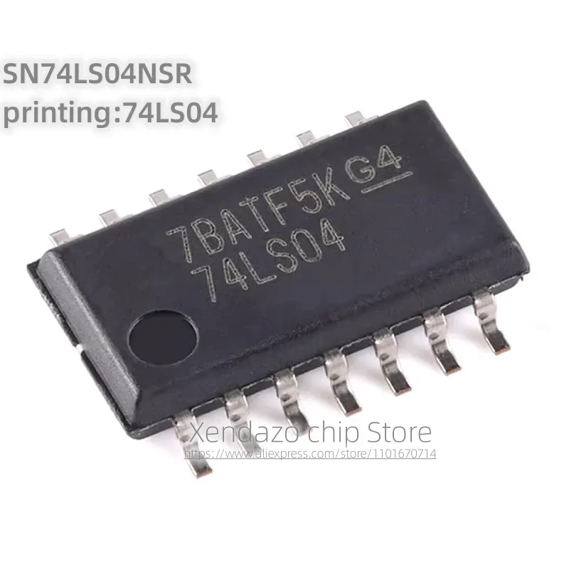 10pcs/lot SN74LS04NSR SN74LS04N printing 74LS04 SOP-14 package Original genuine