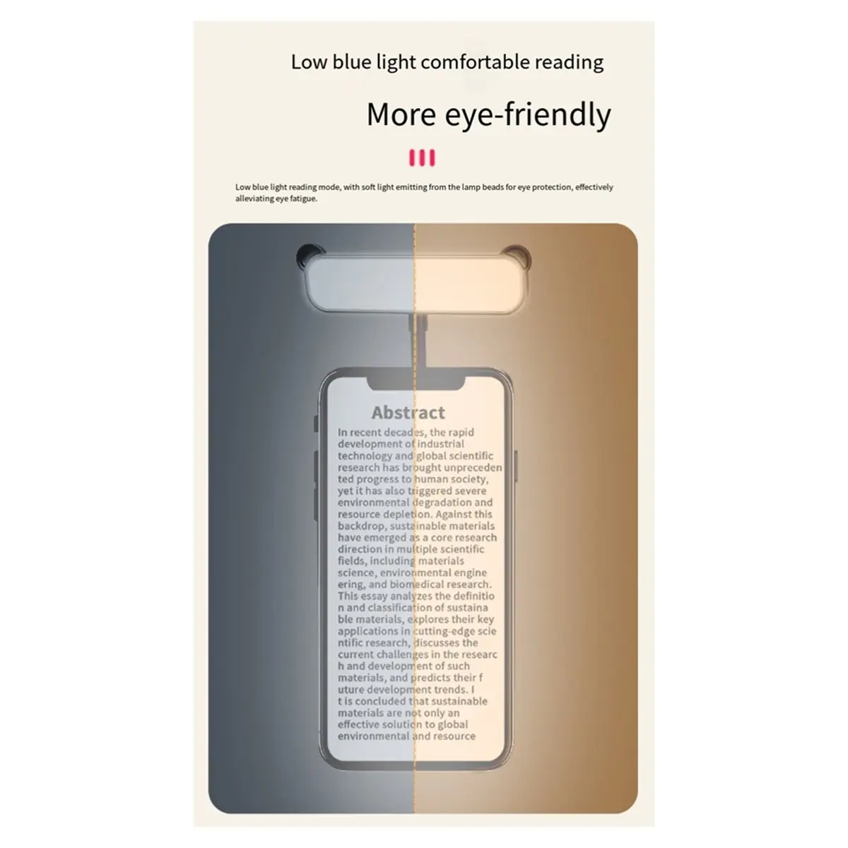 11·11COUPON Magnetic Light for XTEINK X4 / X3 Reading Light Flexible for 5 Level Adjustable Light for Selfie Light A