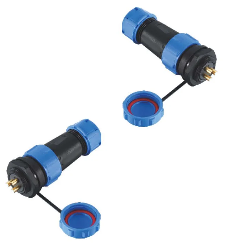 SP21H Rear nut series welding free male and female quick connection aviation plug 2/3/4/5/7/9 core