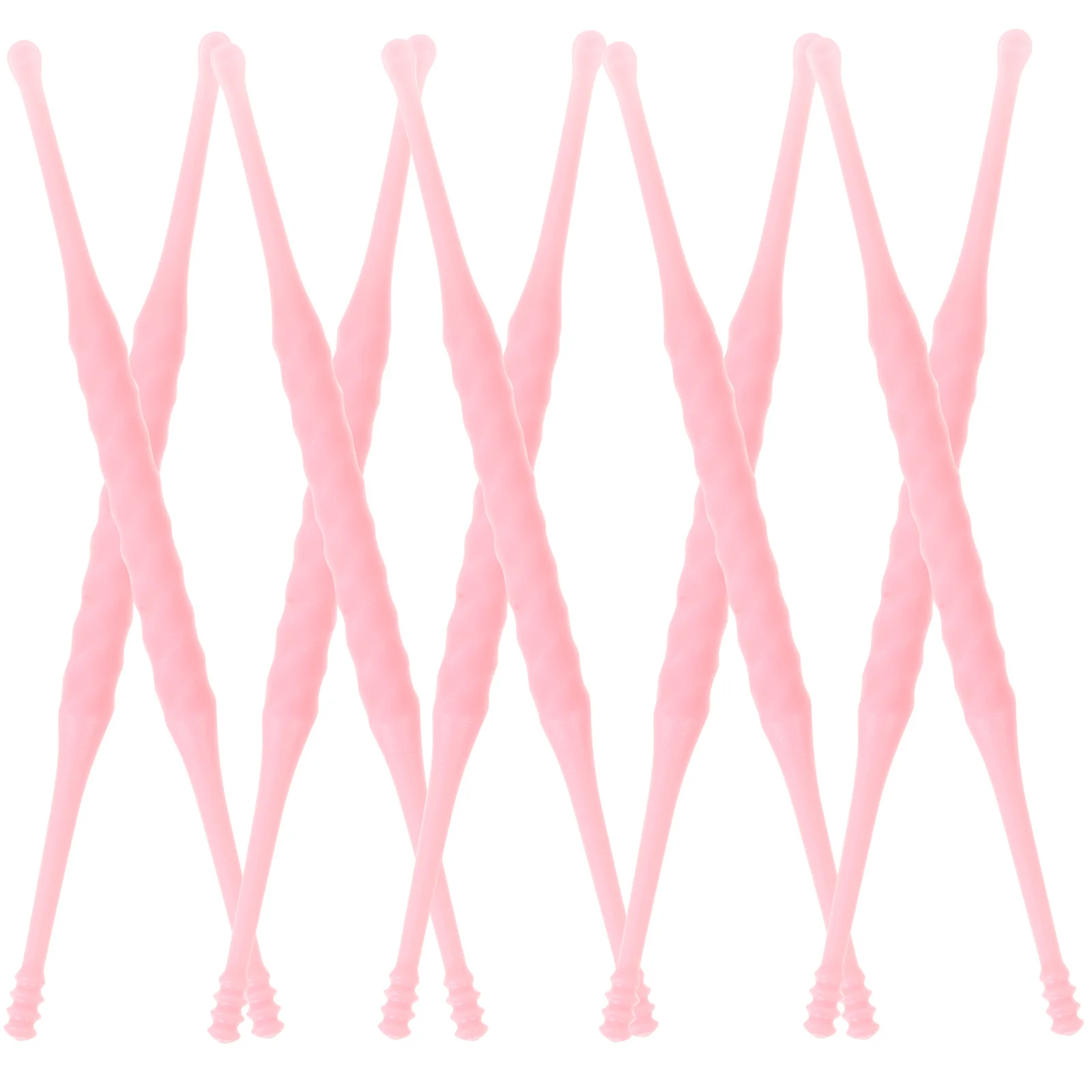 

12Pcs Ear Clean Tools Plastic Set Smooth Non-Irritating Wax Remover for Effective Ear Cleaning on-The-Go