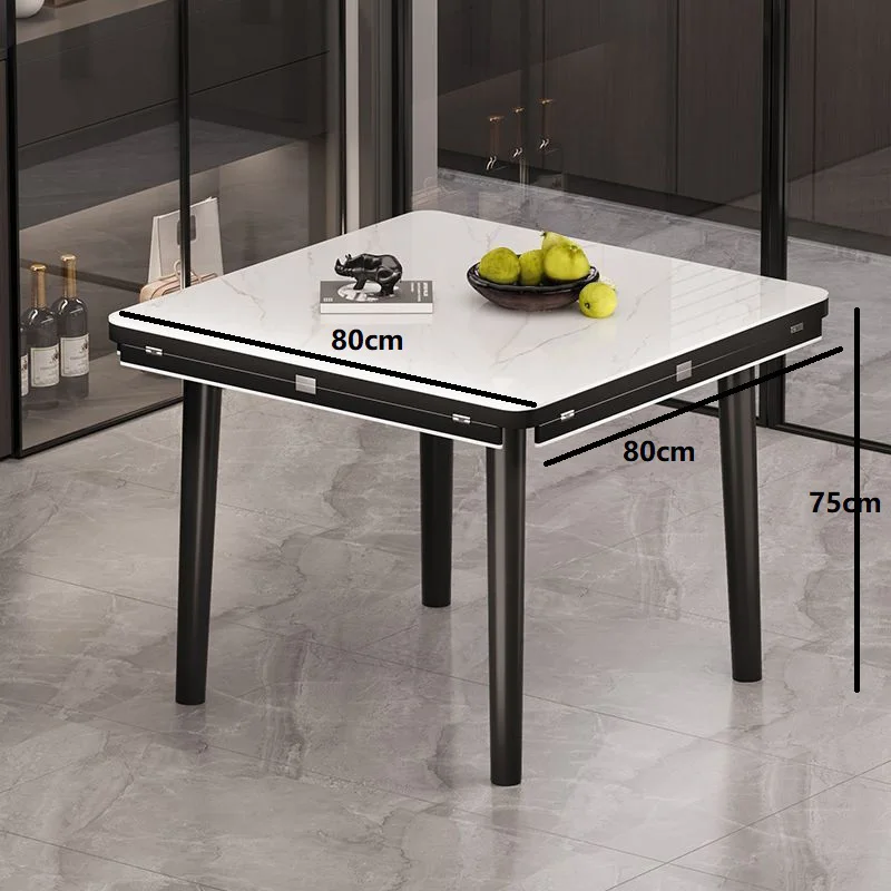 للطي الشمال طاولة طعام أرجل قابلة للتمديد مستديرة قابلة للتمديد طاولة طعام مجموعات غرفة غرفة المعيشة Mesas Plegables أثاث Portatil