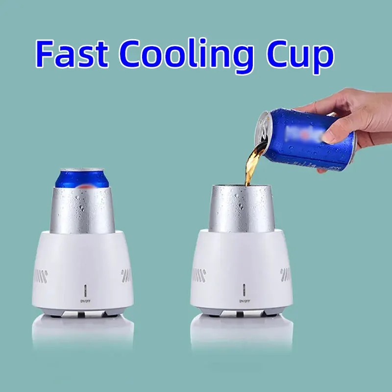 

Fast Beer Cooling Cup, Mini Ice Maker,Car Mounted Small Refrigerator,Portable Electric Cooler Mug,Cold Beverage Freezer Machine