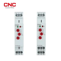 Relé temporizador multifunción CNC YCT8-M 16A con 10 opciones de funciones relé de retardo de tiempo tipo carril Din AC 230V