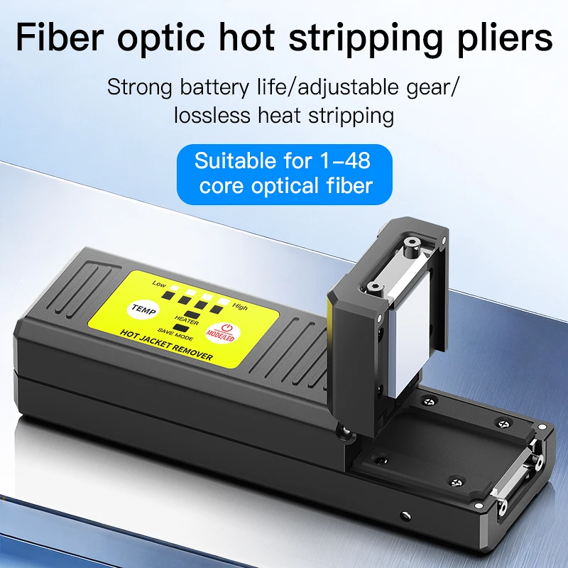 

COMPTYCO S9 Fiber Optic Thermal Stripper Pliers Ribbon Fiber Hot Stripper Slitter Heated Fiber Multi Core Cable Wire Stripping