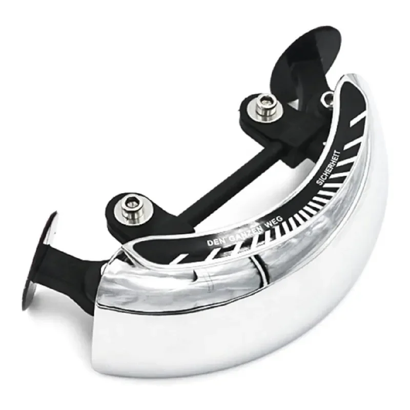 for Motorcycle Windshield Rearview Mirror 180 Degree Wide Angle Large Viewing Area Auxiliary Reversing Mirror