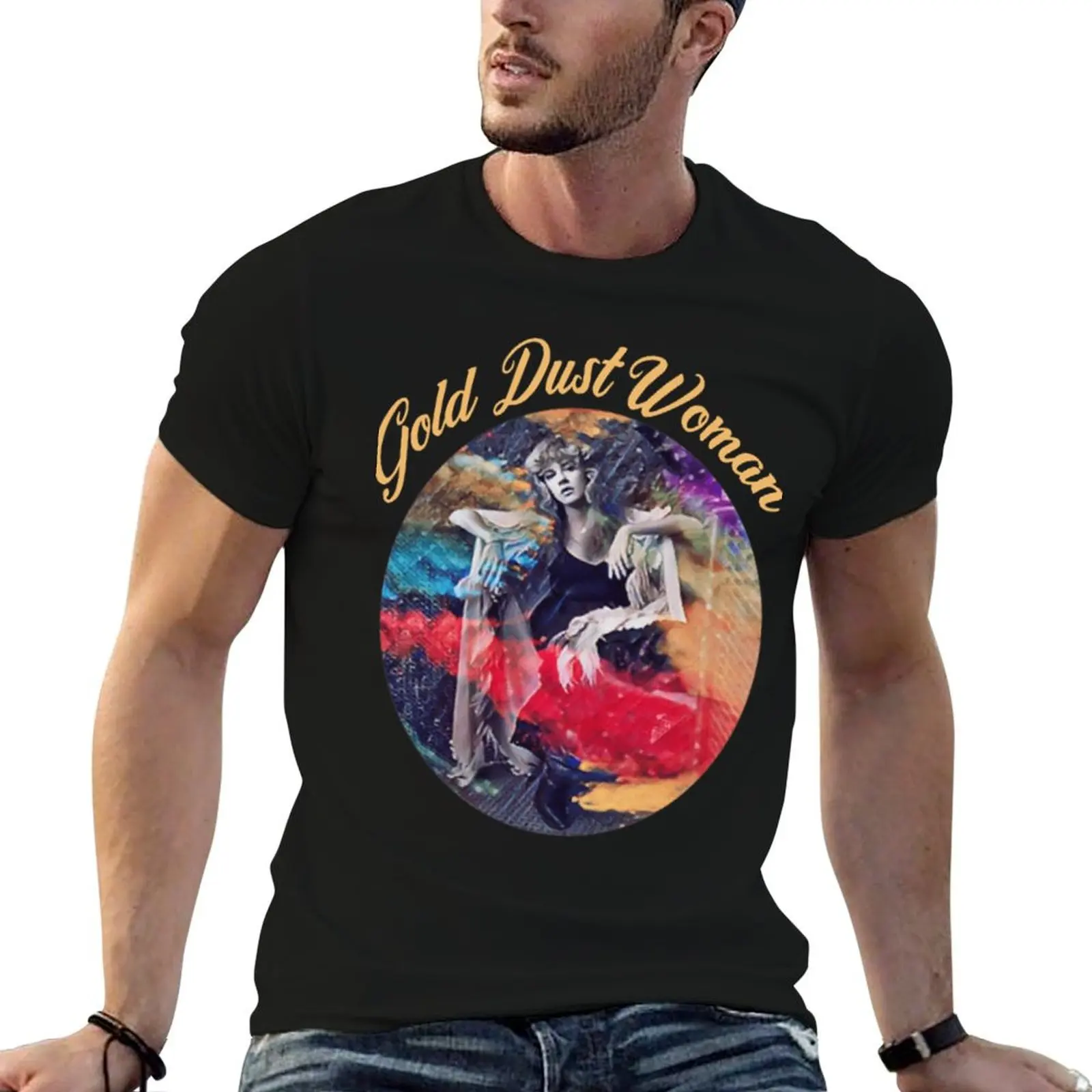 Gold Dust T-Shirt Non-Shrink Basic Cotton T-Shirt