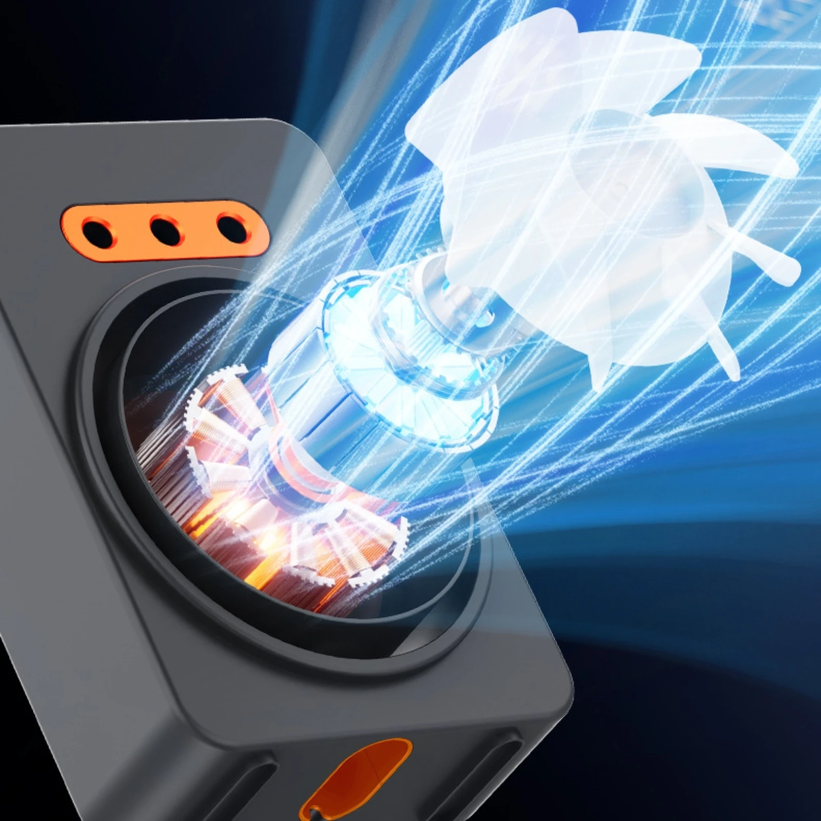 Humidifying Fan Compact Rechargeable Desktop Fan Small Appliance Display Screen Climate Device Rounded Corners