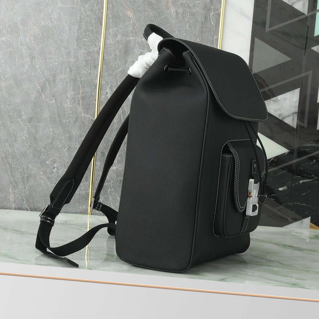 

Retro Backpack New Luxury Brand Cowhide Shoulder Bag Female Large Capacity Shoulder Handbag Travel Designer Schoolbag for Girls