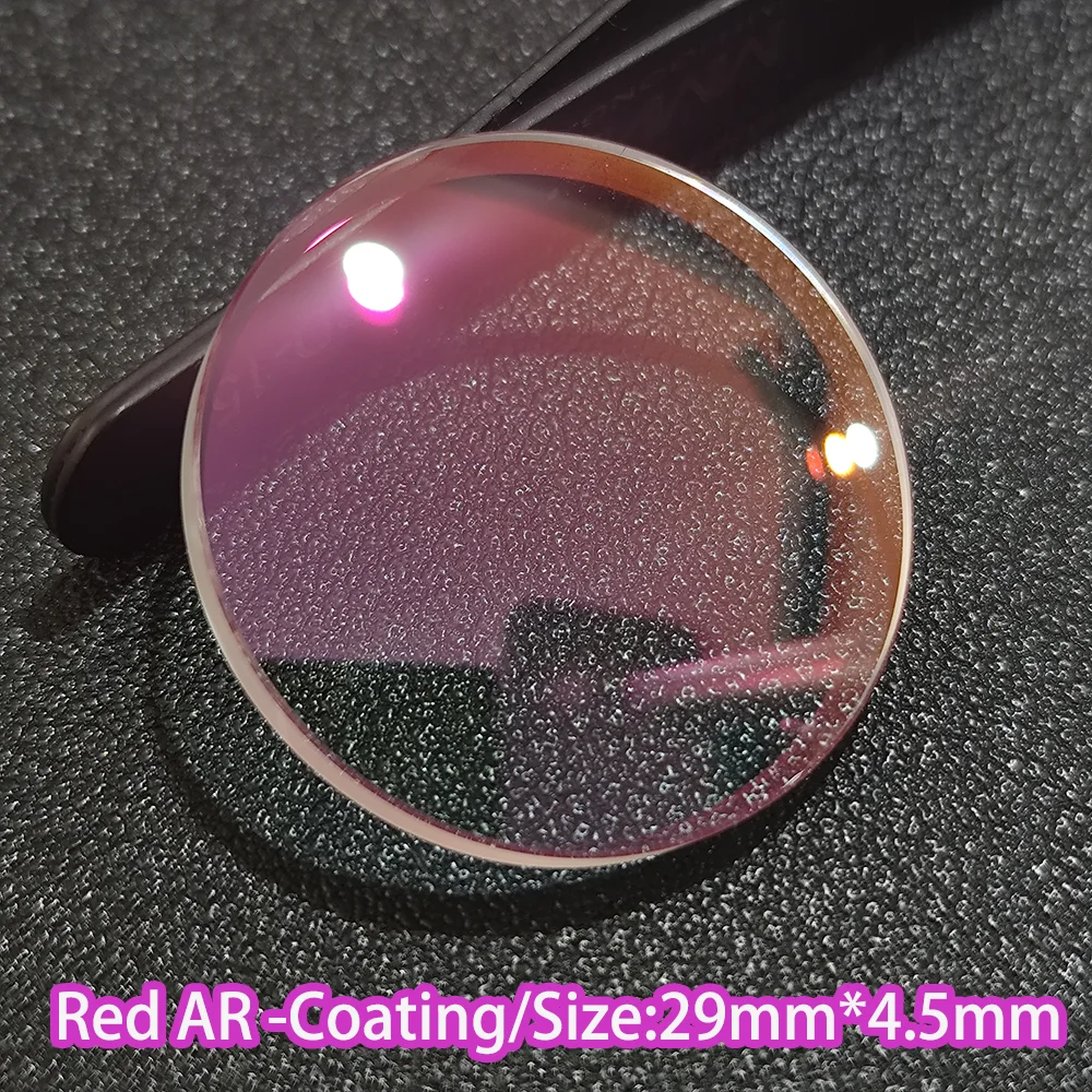 29mm-32mm Domed Flat Sapphire Glass Watch Clear/Red/Blue AR Coating Thickness 2mm-4.5mm Glass Men’s Watches Replace Accessory