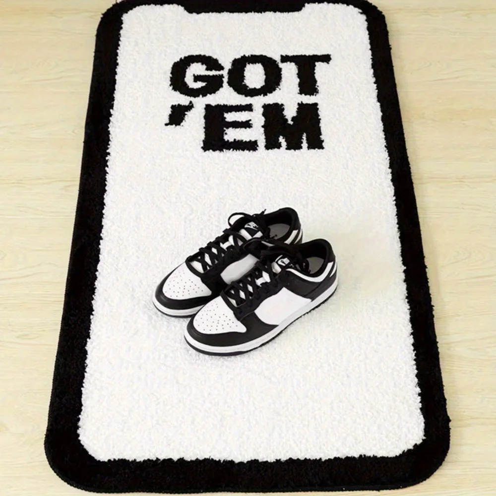 VIKAMA غرفة نوم السرير مرحاض سجادة ضد الإنزلاق الأحمر الإبداعية توقيع الشاشة حصلت على لي السجاد غرفة المعيشة الديكور أفخم السجاد