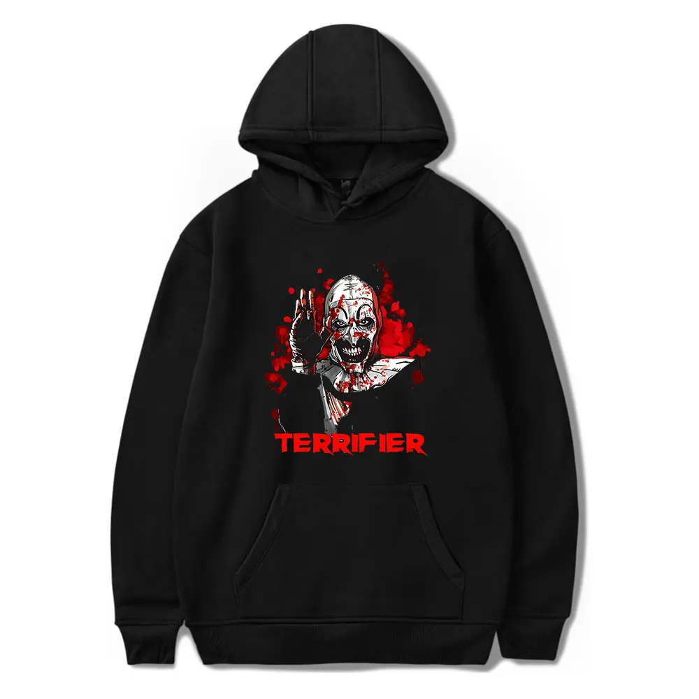 Terrifier Art the Clown Hoodies Merch Women Men Fashion Casual Long Sleeve Sweatshirts Pullover Sweatshirt