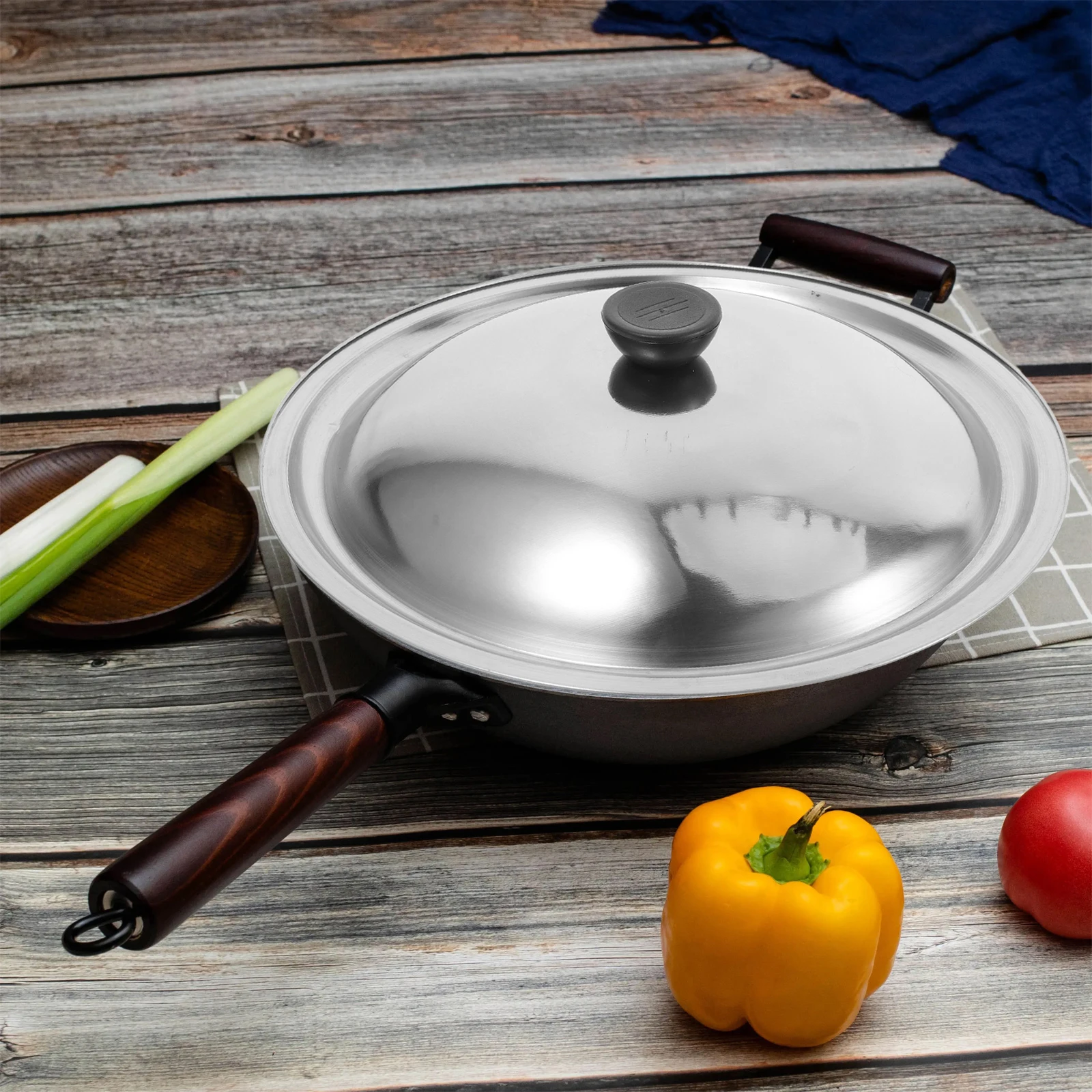 

29.5cm Universal Stainless Steel Pot Lid Replacement Pan Skillet Cover Kitchen Cooking Pot Lid Lids for Pans Kitchen Pan Lids