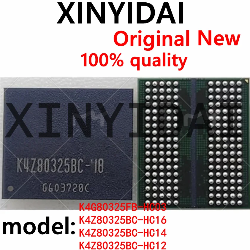 

1PCS K4G80325FB-HC03 K4Z80325BC-HC14 K4Z80325BC-HC16 HC12 brand new