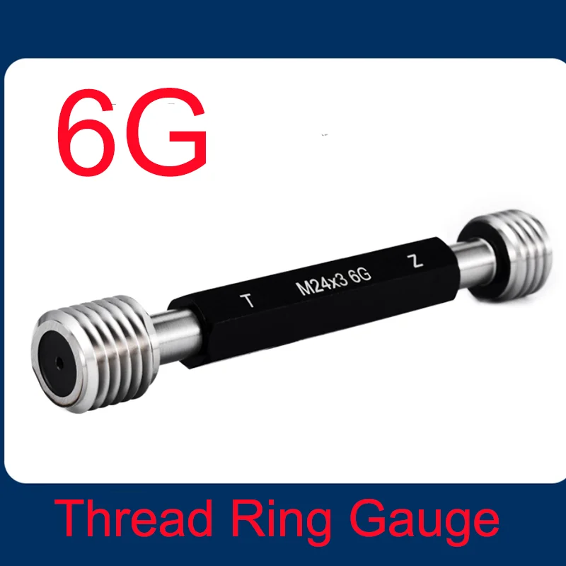 

6G M4 M5 M6 M7 M8 M9 M10 M12 M20 M30 M40 M46 Metric Steel Double End Hex Handle Thread Plug Gage Gauge Thread Distance 0.5