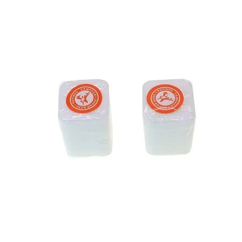 8pcs/lot Deer Brand Refined Camphor Tablets/blocks Natural Mothballs Pure Wardrobe Insect Prevent Repellent Use