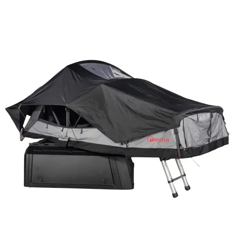 

100% Waterproof 280G Canvas U-Bar Soft Roof Top Tent for Different Vehicles