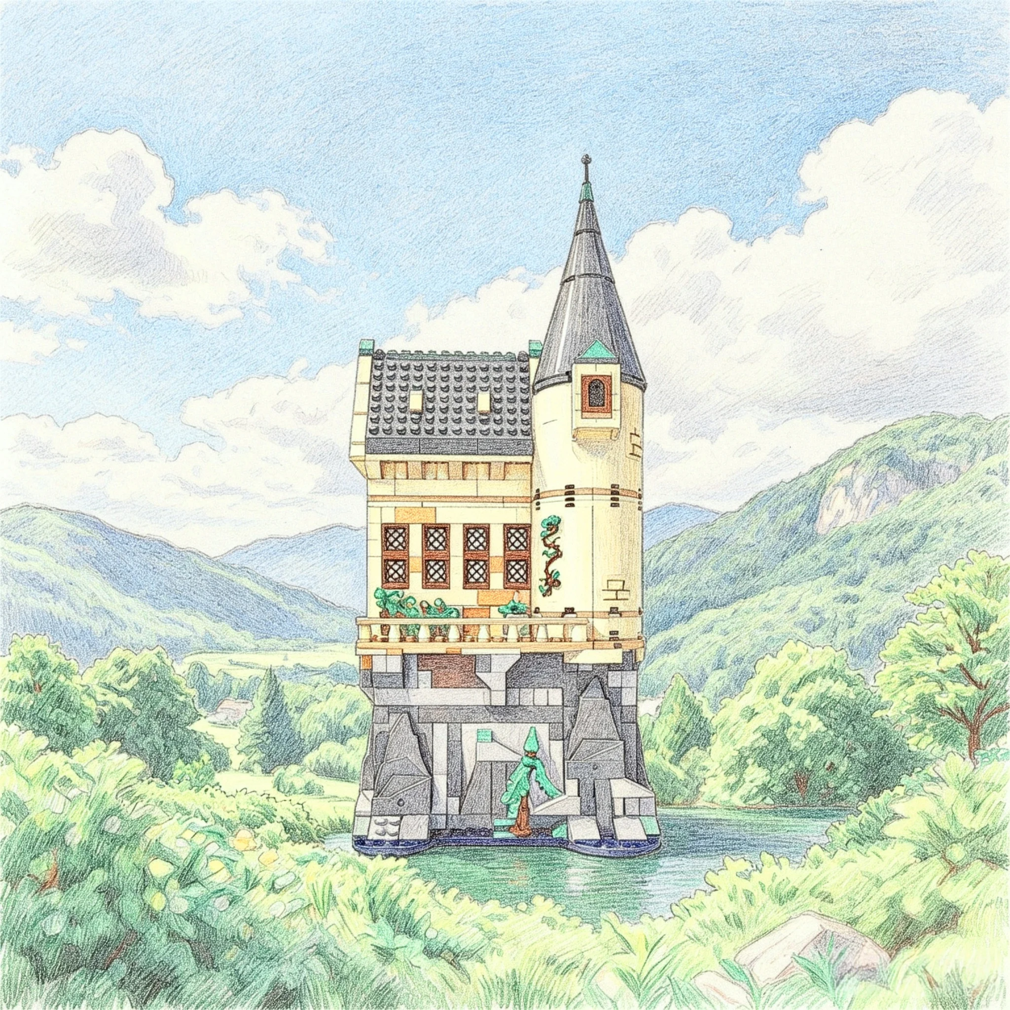 

2026 new hospital model building brick magical movie Christmas birthday toy family decoration men and women holiday gifts
