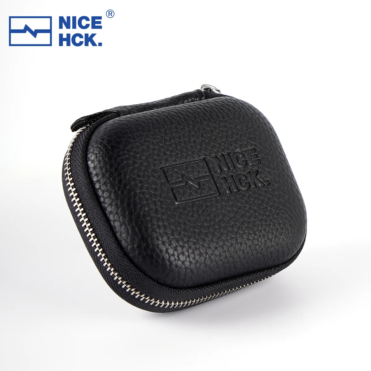 NiceHCK Earphone Storage Box Arc-shaped Portable High Grade PU Zipper Bag Earbud Protection Pouch for Himalaya Explorer 4U DB2