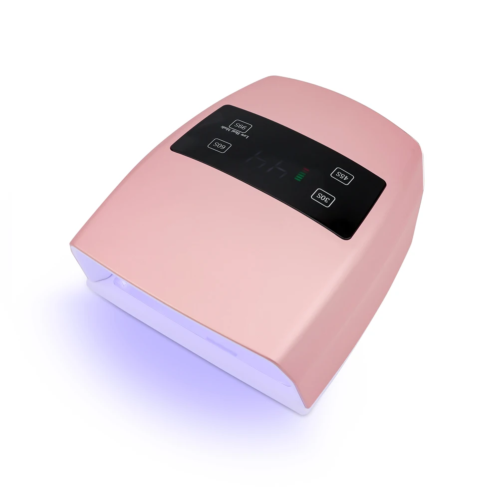 Anti-scratch 96W Rechargeable Nail Lamp Manicure Machine Cordless Gel Lacquer Dryer UV Light for Nails Wireless Nail UV LED Lamp