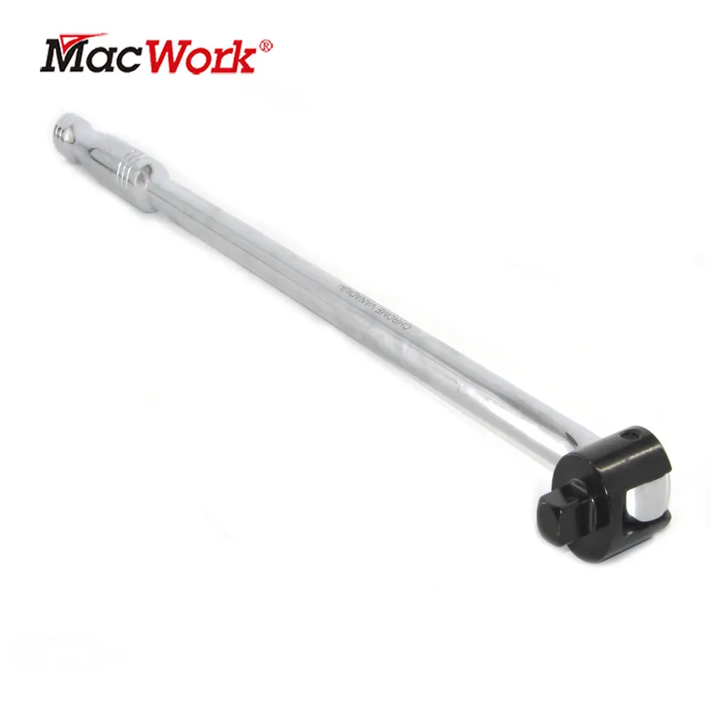 MacWork Socket Torque Wrench 1/2 inch Drive Heavy Duty Breaker Bar Ratcheting Adapter Use for Stubborn Nuts Bolts 600MM Length