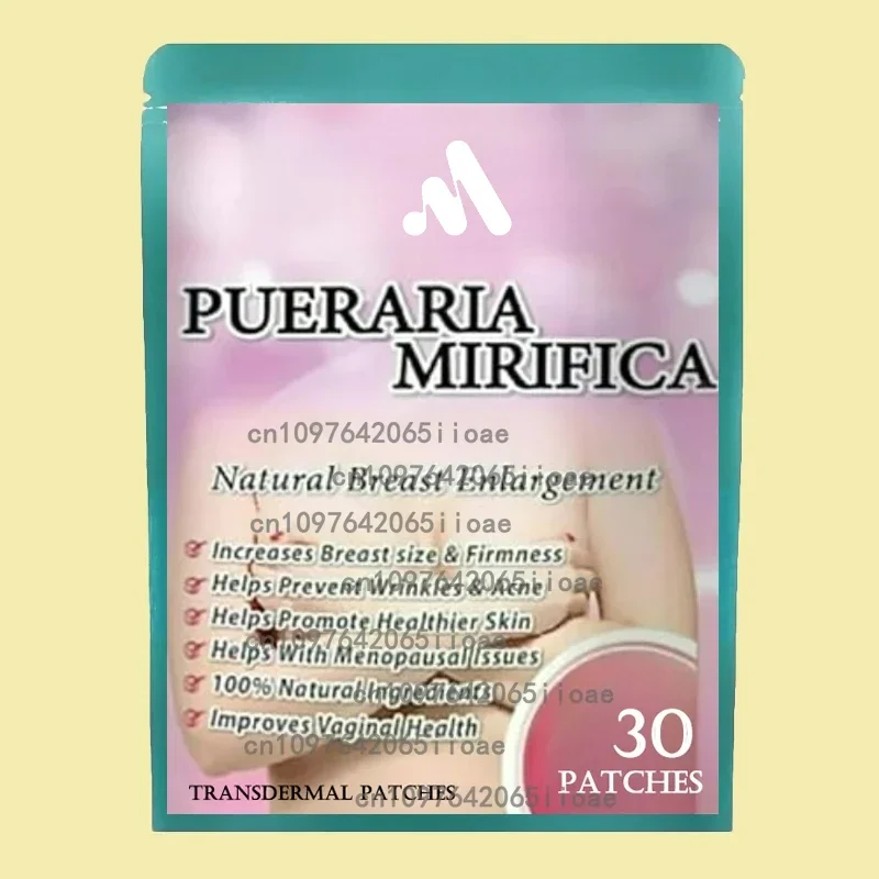 

30 Patches Pueraria Mirifica - Natural Breast Enhancement Transdermal Patches for Women - Breast Enlargement - Breast Growth